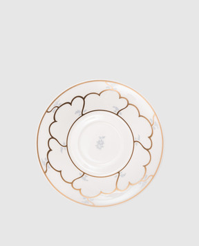 Geminiano Cozzi 1765 White porcelain teacup saucer Feston e Cadena TTCMI089054