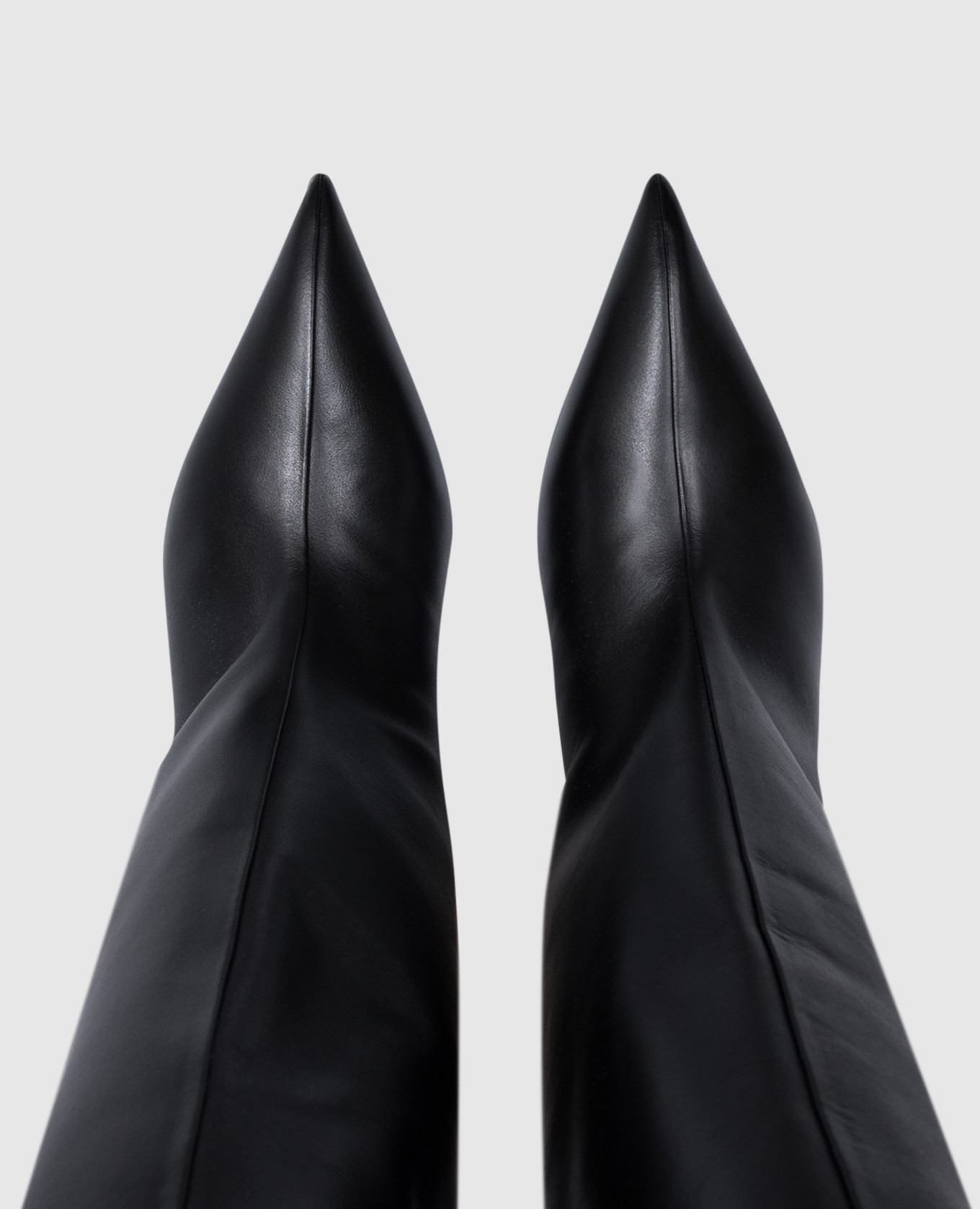 Black leather boots Lea The Attico 4