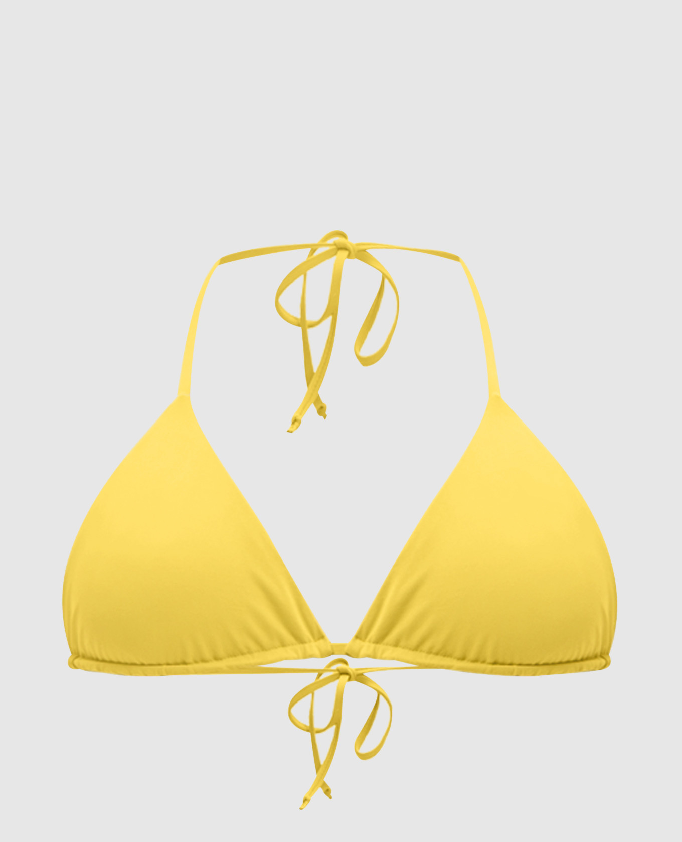 Yellow reversible swimsuit bodice
