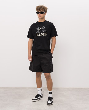 Palm Angels Black T-shirt with print PAMAA001JR003