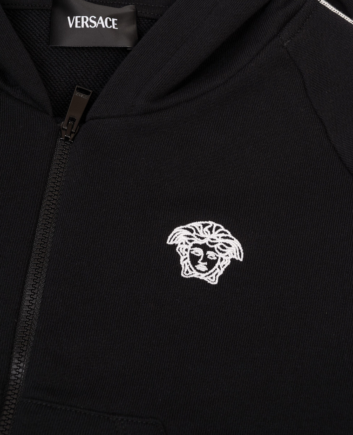 

Children's black sports jacket Greca Versace