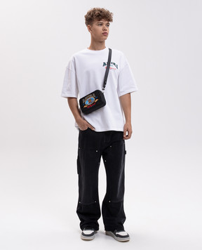 AMIRI White T-shirt with Hollywood print AM426JR034