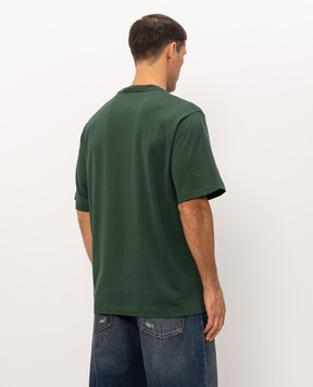Dolce&Gabbana Green t-shirt with logo patch G8PN9TG7QNP