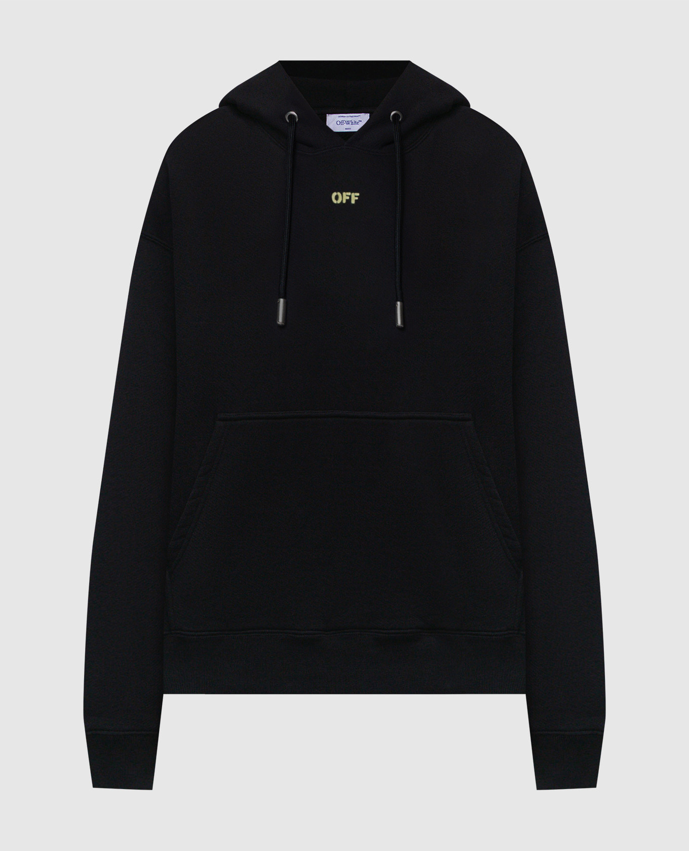 Black hoodie with Dark Slime print Off-White