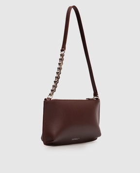 Off-White Burgundy leather Jitney bag OWWNN33F26LT01