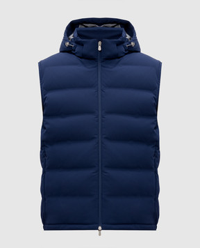 Brunello Cucinelli Blue down vest MV4061605