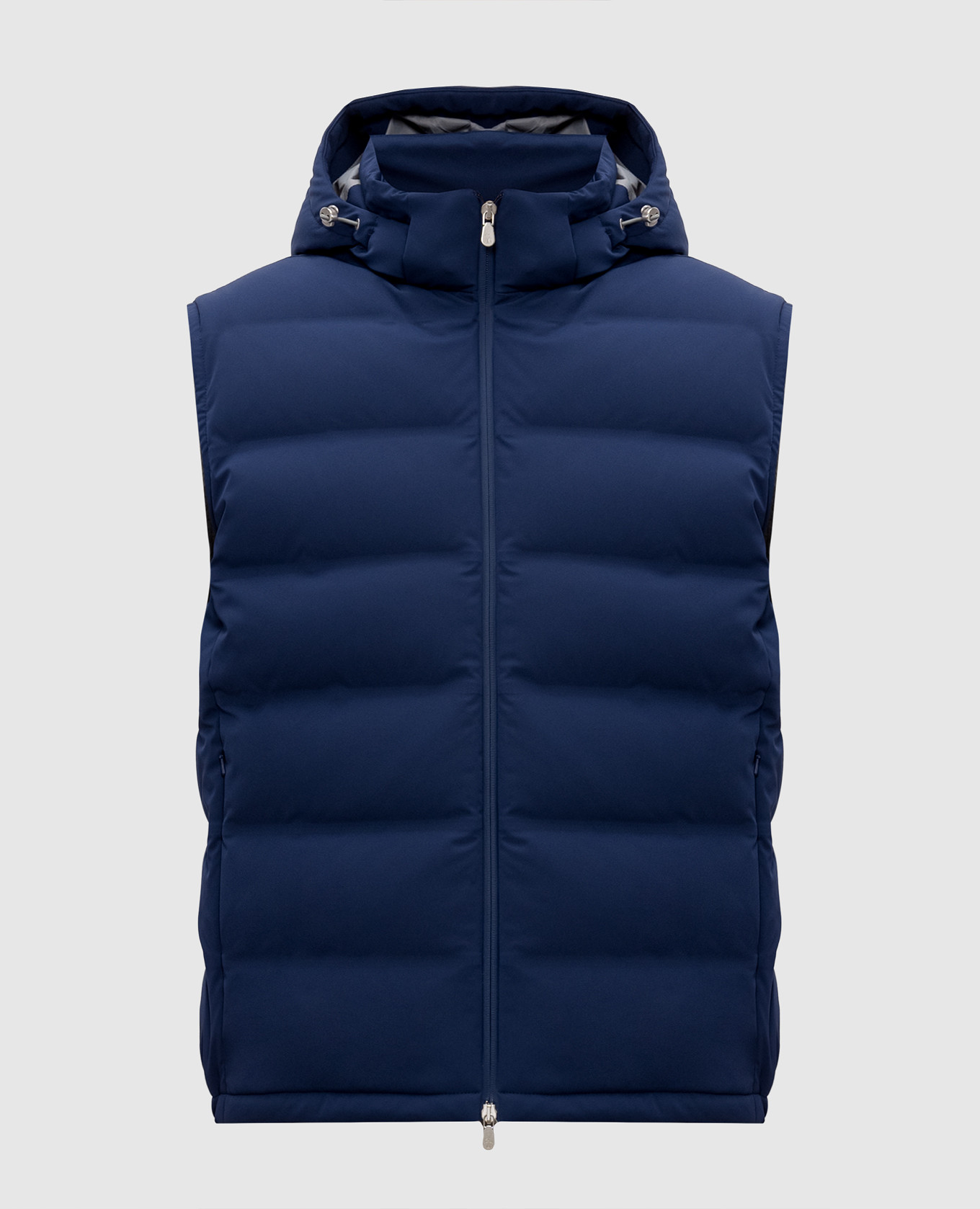 Blue down vest