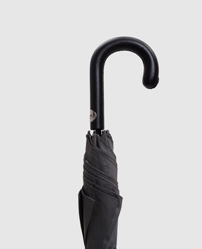 Pasotti Gray Chevron Cane Umbrella OMITUO145MINICHEVRON1