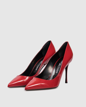 Sergio Rossi Godiva red patent leather shoes A43843MMVV36