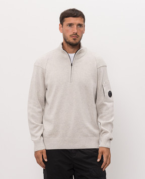 C.P. Company Gray sweater with wool MKN709A110149A