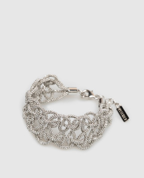 Peserico Silver braided bracelet E35549C0CC978
