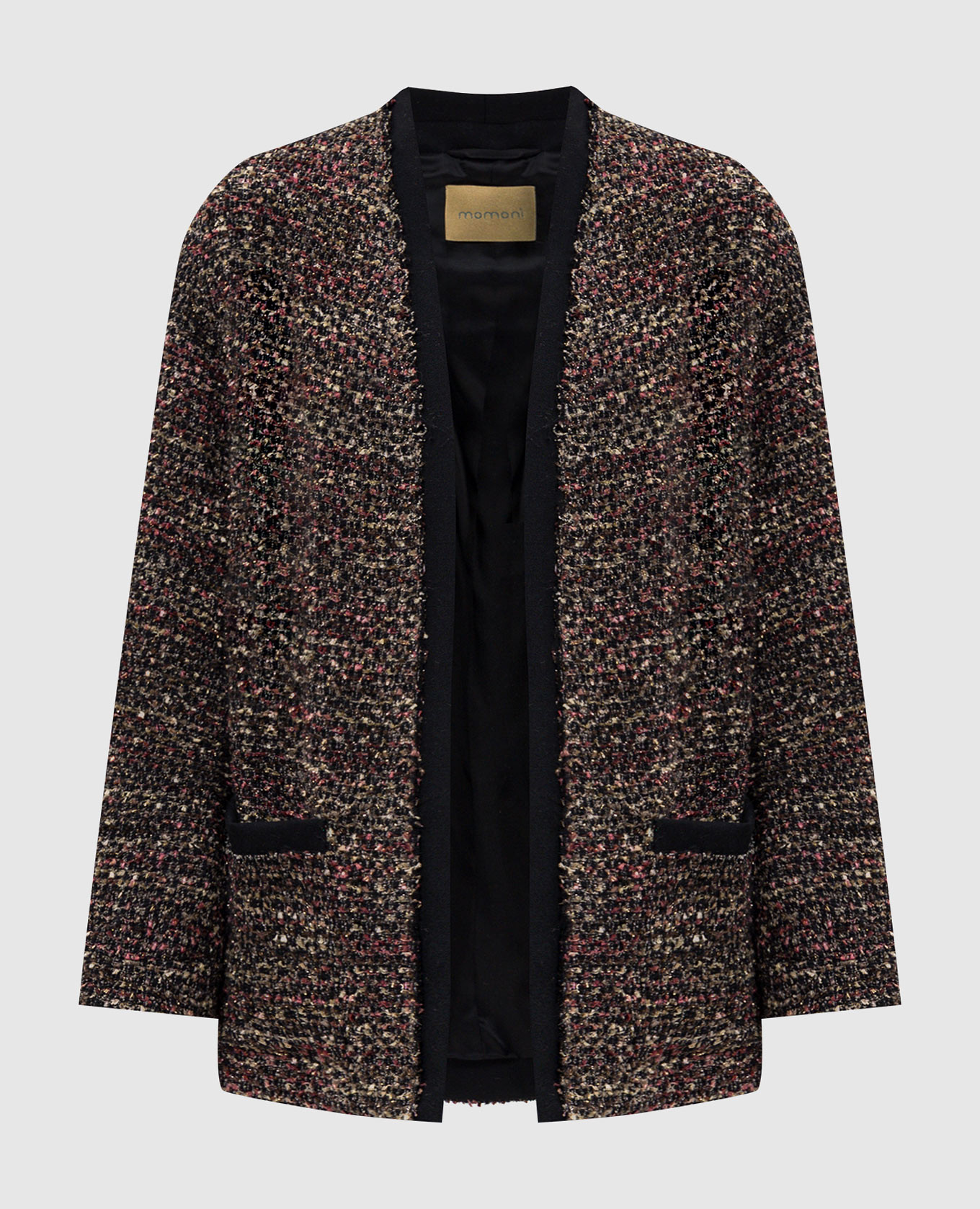 

Donut tweed jacket with wool Momoni, White