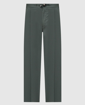 Enrico Mandelli Green wool pants GYM02B4531