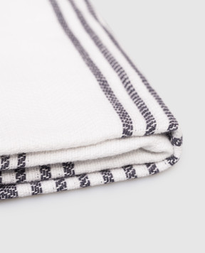 L'appartement White striped towel KARINA KARINAPESTEMAL