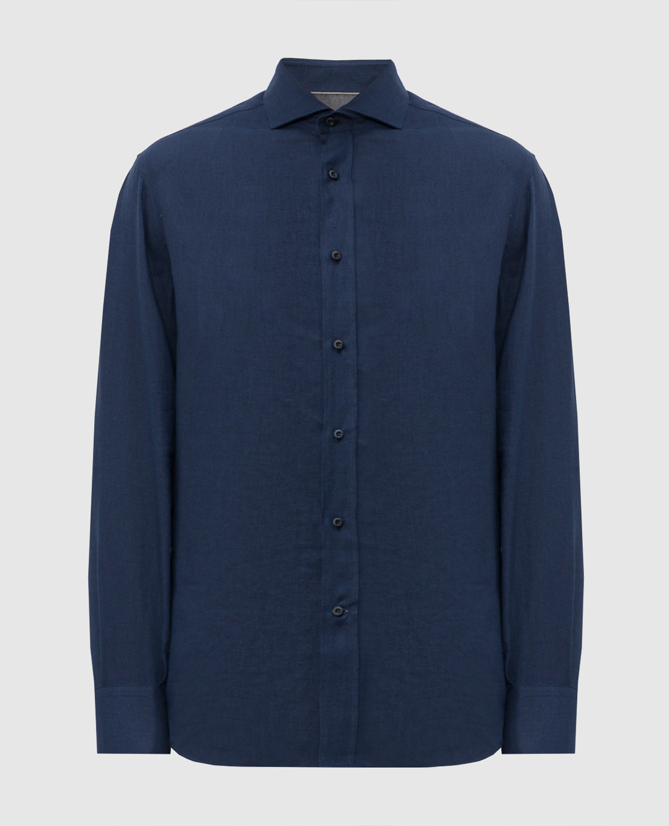 Blue linen shirt