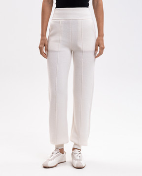 Jacob Lee Ivory cashmere joggers WWCP0006AW26W