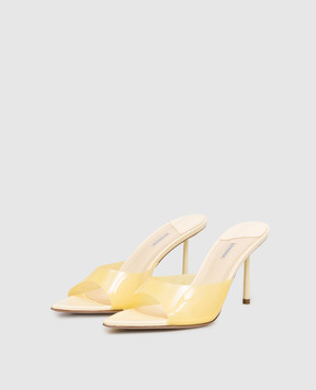 Le Silla Bella yellow mules 6626F080BXPPGSM