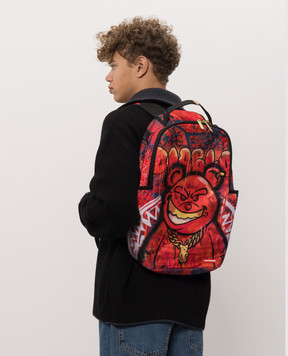 Sprayground Children's red backpack DIABLO - MURAL FIRE 910B8890NSZ
