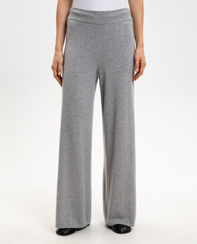 LISA YANG Marlo grey cashmere pants 2024102