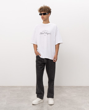 Axel Arigato LDN Washed Sky White T-Shirt A4242001