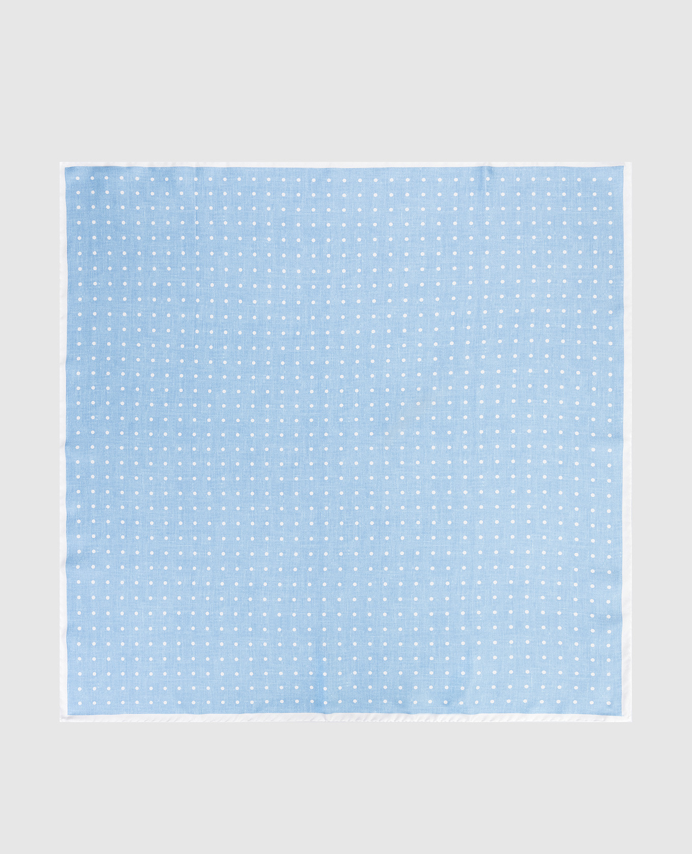 

Blue polka dot silk scarf Agnona, Light blue