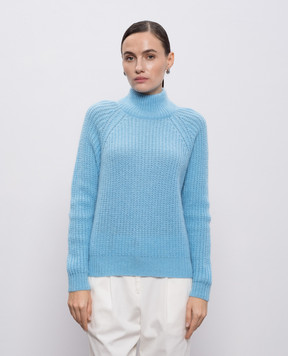 Peserico Blue alpaca wool sweater S99141F0509087
