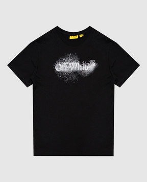 Off-White Children's black Spray Arrow T-shirt 44BAA002F26J00E