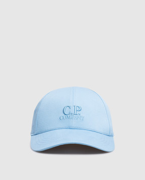 C.P. Company Children's blue cap with logo embroidery CPX005LOA04