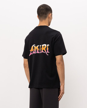 AMIRI Black T-shirt with print AMTOJR1170
