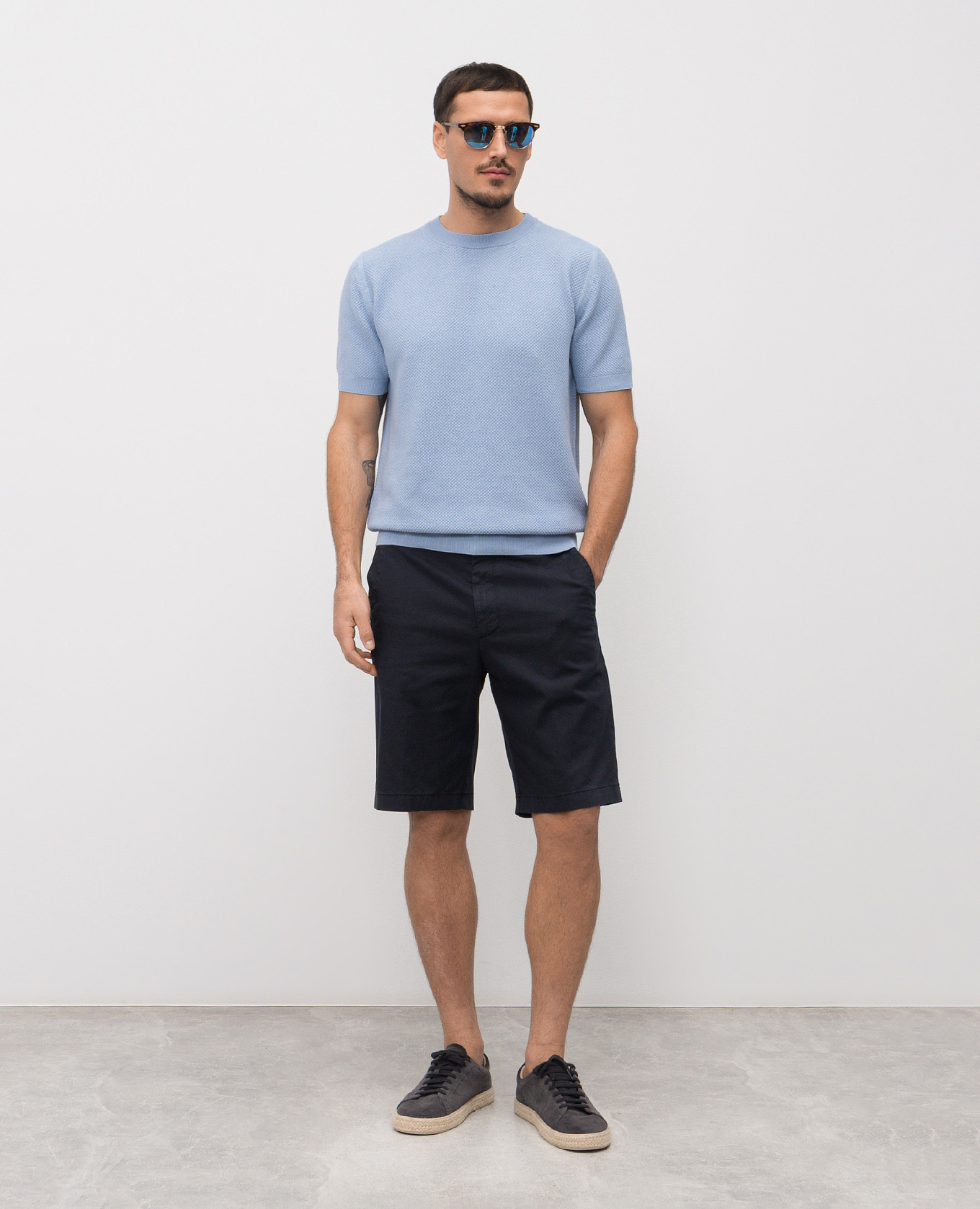 

Blue shorts Canali