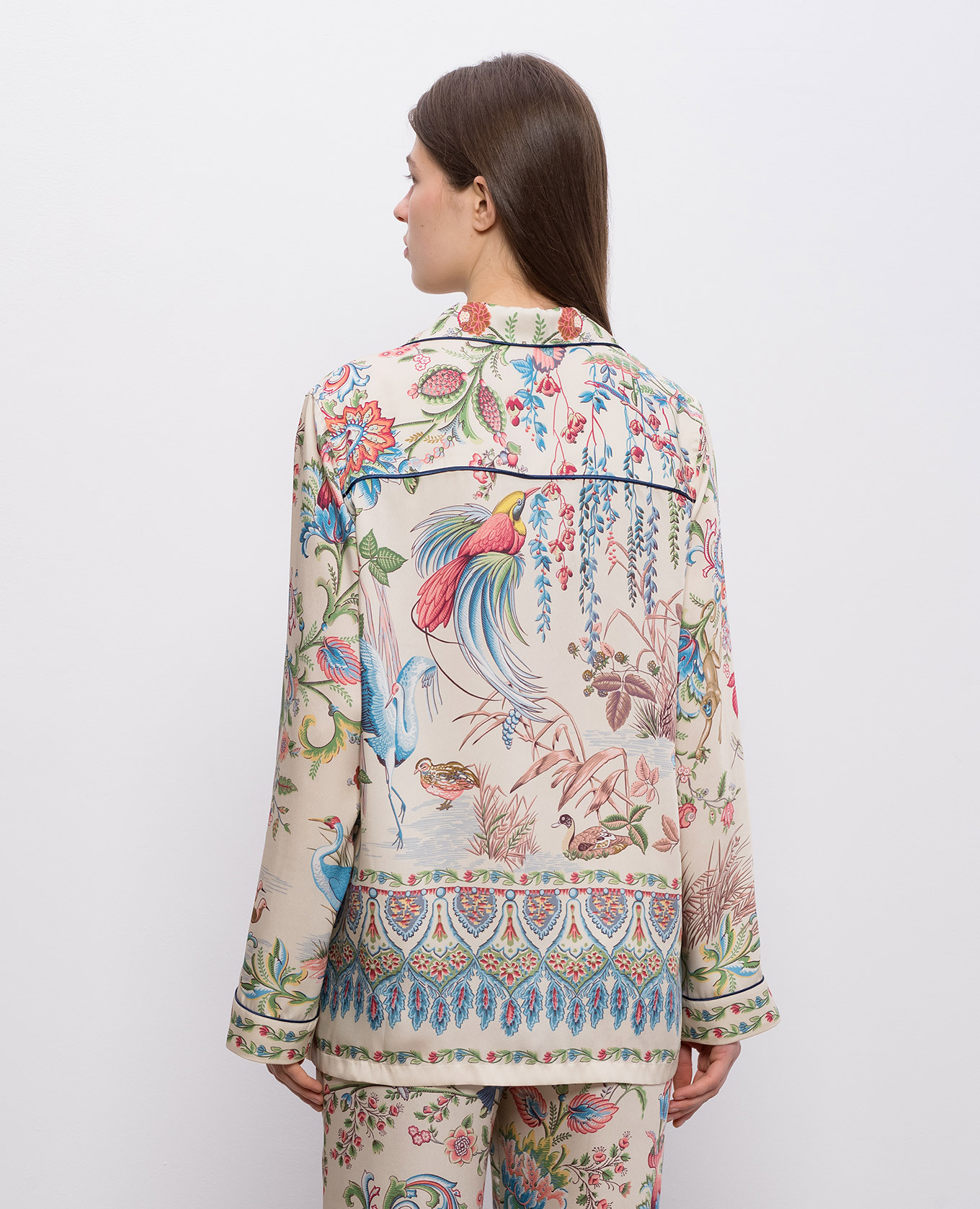 

Beige pajama-style blouse Etro