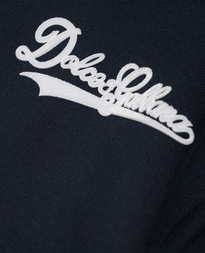 Dolce&Gabbana Children's blue sports jacket L4JWNOG7PWP