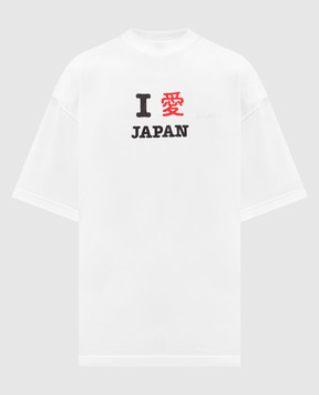 Vetements White T-shirt with print ME76TR260W