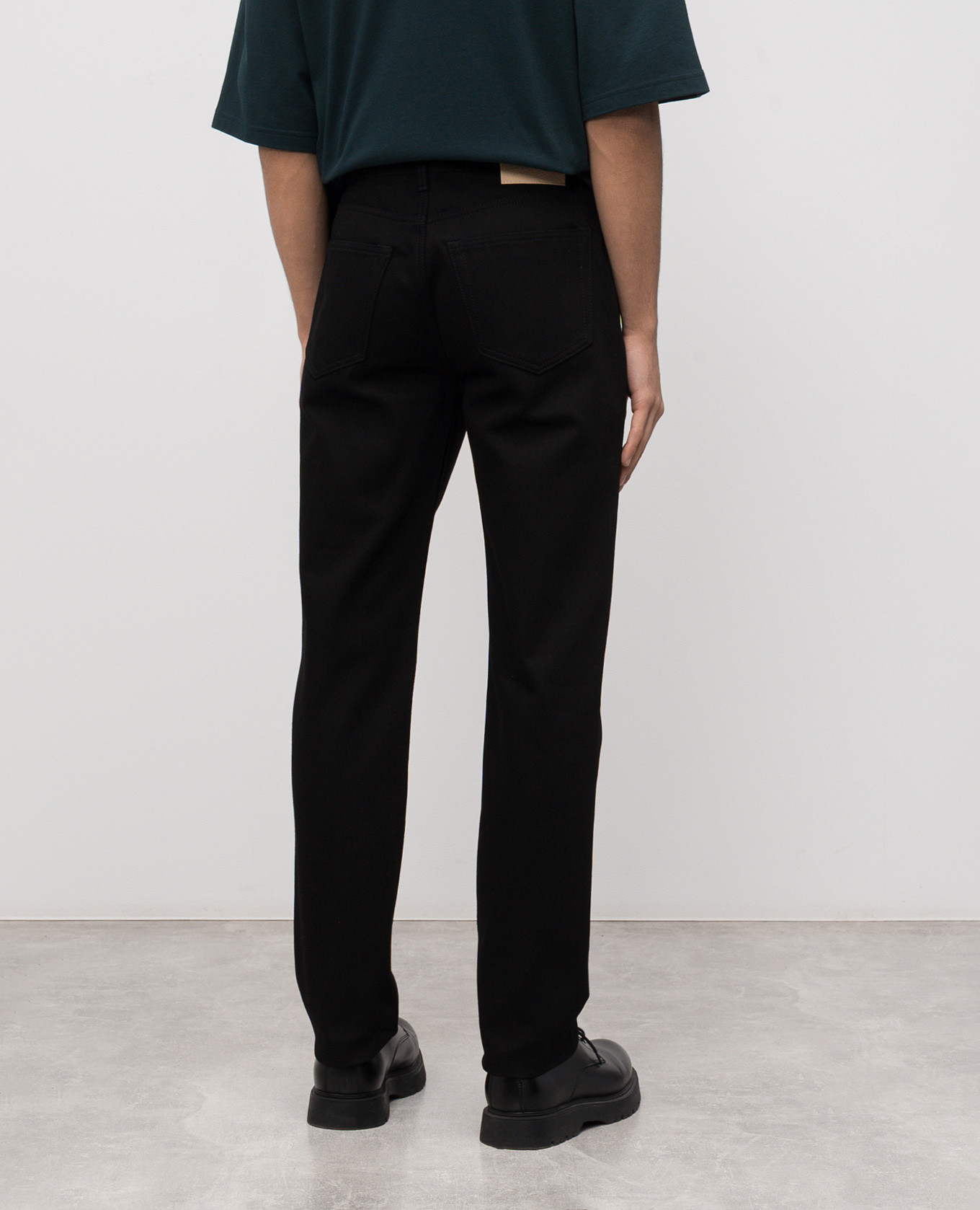 Black jeans with a patch Alexander McQueen 4