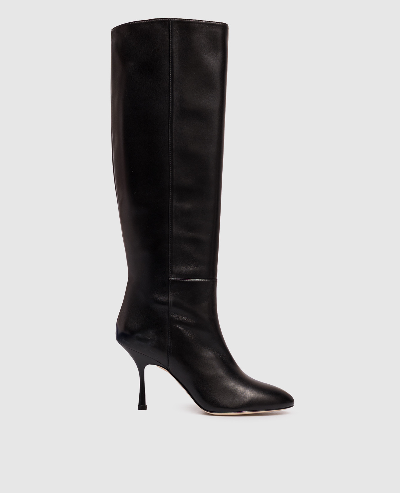 Black leather boots MADISON