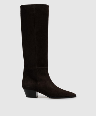 Medea braune Wildlederstiefel