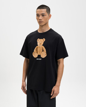Palm Angels Black Bear T-shirt PMAA109S26JER00A