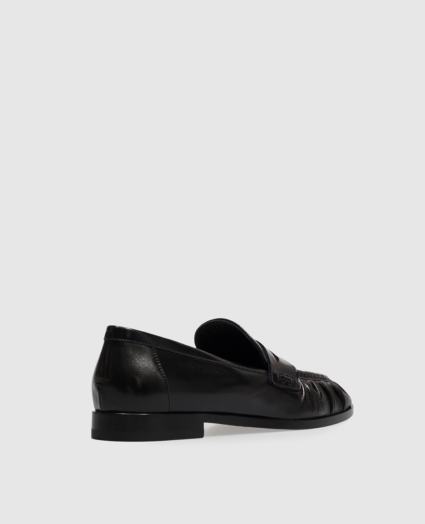 Black leather loafers Babe Pay Pls 3