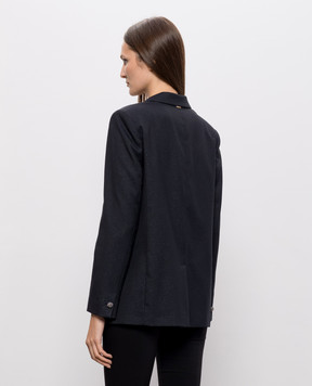 Twinset Black jacket with lurex 262TT2530