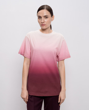 Max & Co Pink PARATA T-shirt with a degraded effect MCLPARATA