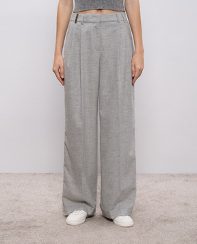 Peserico Gray pants with wool PM480701948