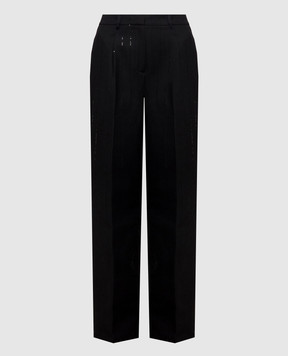 Twinset Black pants with sequins 262AT2041
