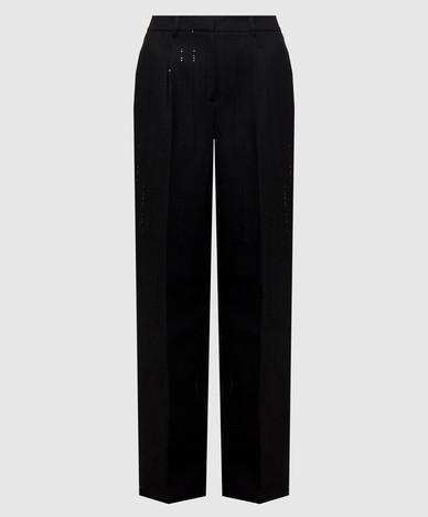 Pantalon noir à paillettes