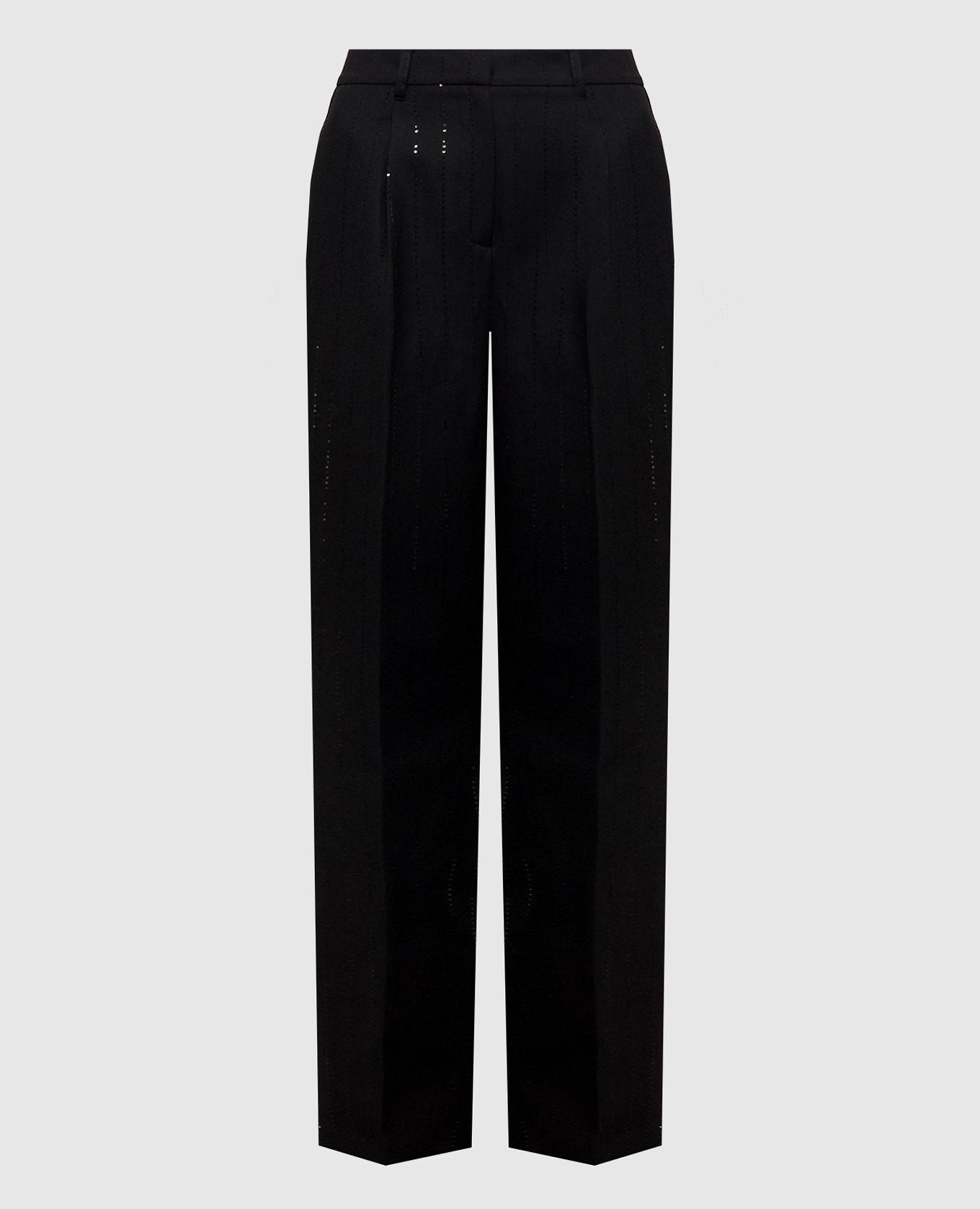 Zwarte broek met pailletten