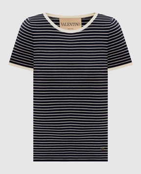 Valentino Black striped top 9B3KC75LADE