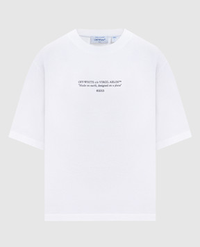 Off-White White T-shirt with Statement print 2AA124S26JER006