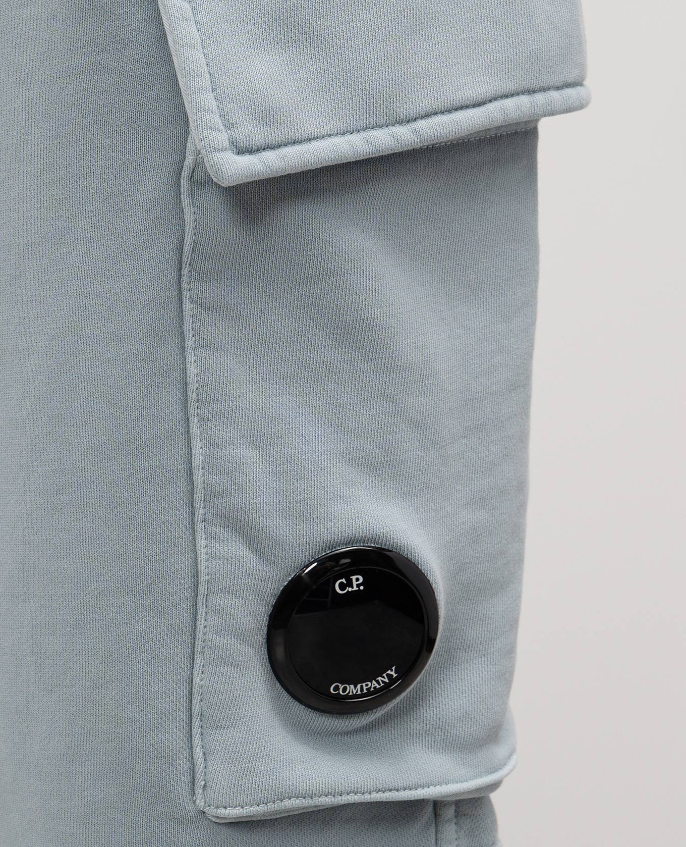Blue shorts with logo C.P. Company 5