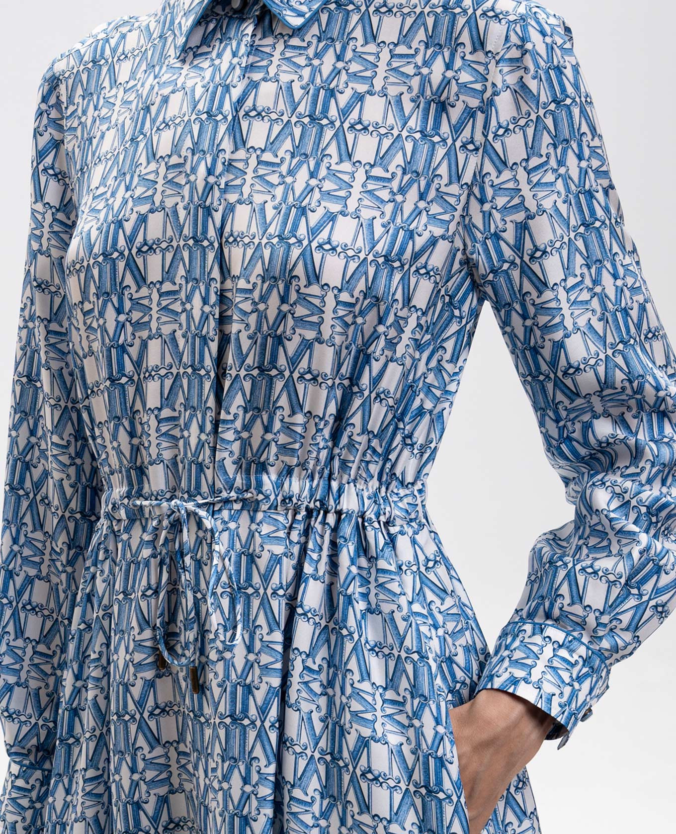 FARAONE silk shirt dress Max Mara 4