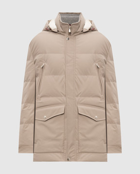 Brunello Cucinelli Beige down jacket MV4061823