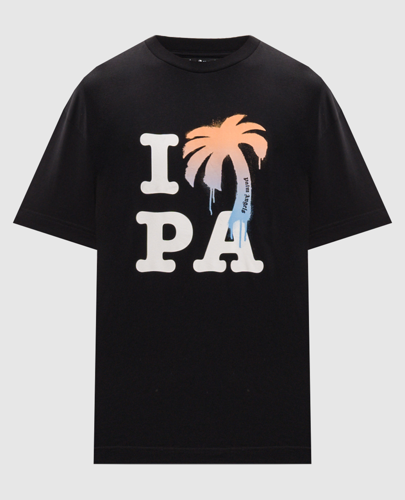 Black T-shirt with I Love PA print